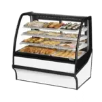 True Manufacturing TDM-DC-48-GE/GE-W-W, Display Case, Non-Refrigerated Bakery, 115V, Glass Doors, Black