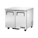 True Manufacturing TUC-36-HC, Refrigerator, Undercounter, Reach-In, 115V, 36.38" W, Stainless Steel Door