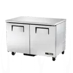 True Manufacturing TUC-48F-HC, Freezer, Undercounter, Reach-In, 115V, 48.38" W, Stainless Steel Door