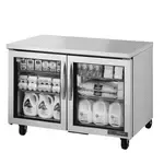 True Manufacturing TUC-48G-HC~FGD01, Refrigerator, Undercounter, Reach-In, 115V, 48.38" W, Glass Door