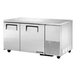 True Manufacturing TUC-60-32-HC, Refrigerator, Undercounter, Reach-In, 115V, 60.25" W, Stainless Steel Door