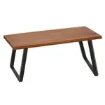 Urban Renewal RISER-9-W, Display Riser, Individual, Walnut Wood