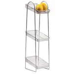 Urban Renewal WB2-3TIER, Display Stand, Basket, 3-Tier, Mesh, Silver