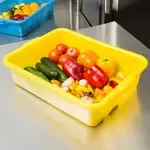 Vollrath 1521-C08, Food Storage Container, Box, Yellow