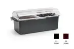 Vollrath 4740-06, Bar Condiment Holder, Black, Plastic