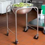 Vollrath 79001, Mixing Bowl Dolly, 30 Quart, Made In USA, Stainless Steel