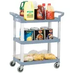 Vollrath 97004, Multi-Purpose Plastic Cart, Blue, Aluminum