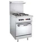 Vulcan EV24S-4FP208, Range, 24" Restaurant, Electric
