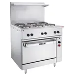 Vulcan , EV36S-4FP12G240, Range, 36" Restaurant, Electric