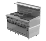Vulcan EV60SS-6FP24G240, Range, 60" Restaurant, Electric