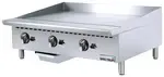 Winco NGGD-36M, Griddle, Gas, Countertop