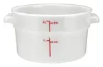 Winco PPRC-2W, Round Food Storage Containers