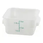 Winco PTSC-2, Square Food Storage Containers