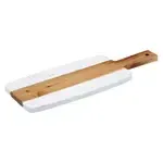 Winco , SBMW-156, Marble and Wood Serving Board